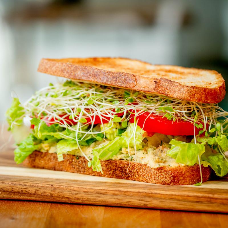 menu item 4 of 7, Chickpea Salad Sandwich