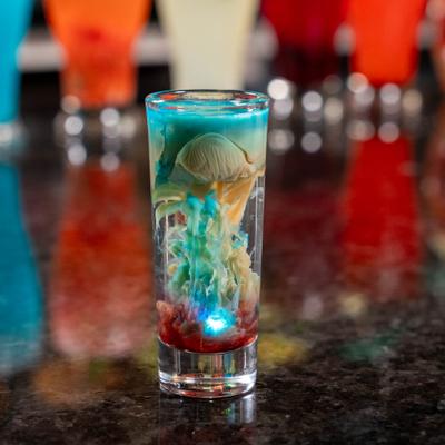 Alien Brain Hemorrhage shot cocktail.