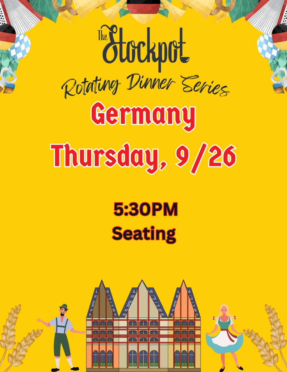 Rotating Dinner Series: Germany 5:30pm event photo