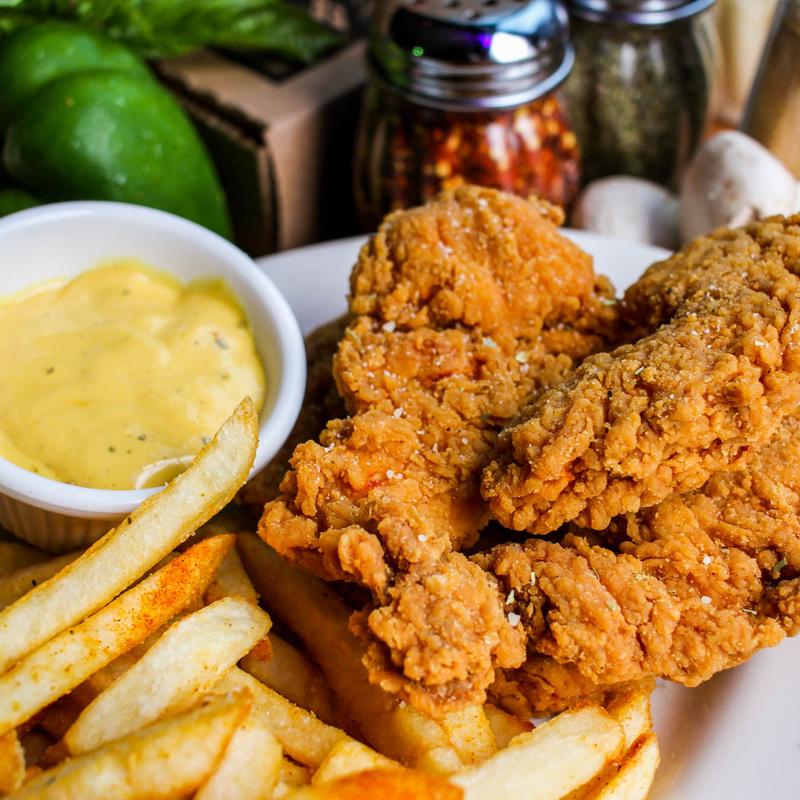 5 Piece Chicken Fingers with Fries photo