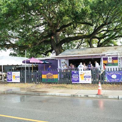 Restaurant exterior.