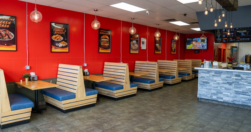 Interior, dining area