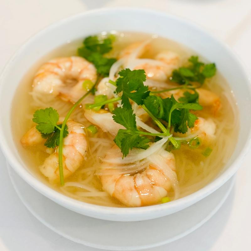 menu item 11 of 17, 30B. Phở Shrimp