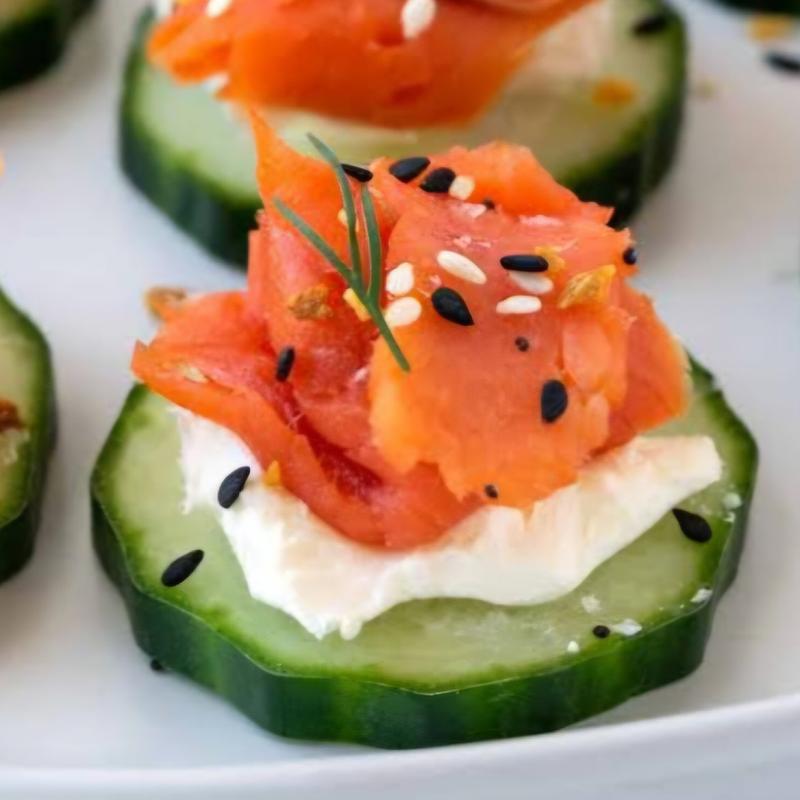 Smoked Salmon Canapés photo