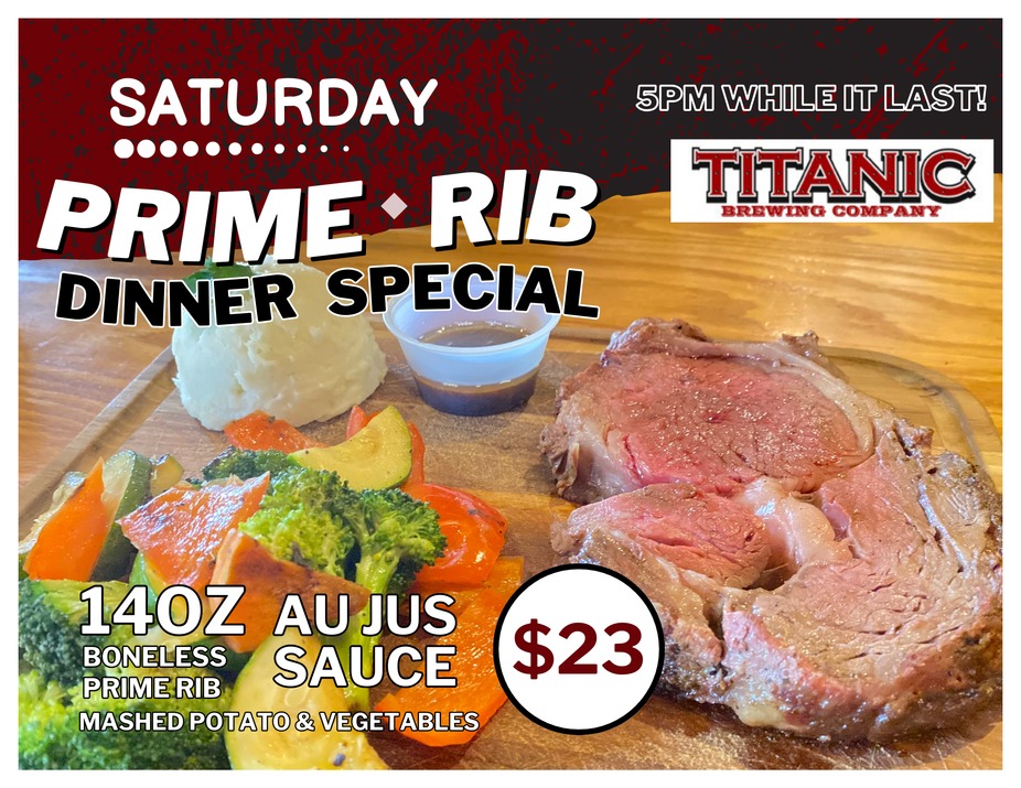 #special_event  SATURDAY PRIME RIB event photo