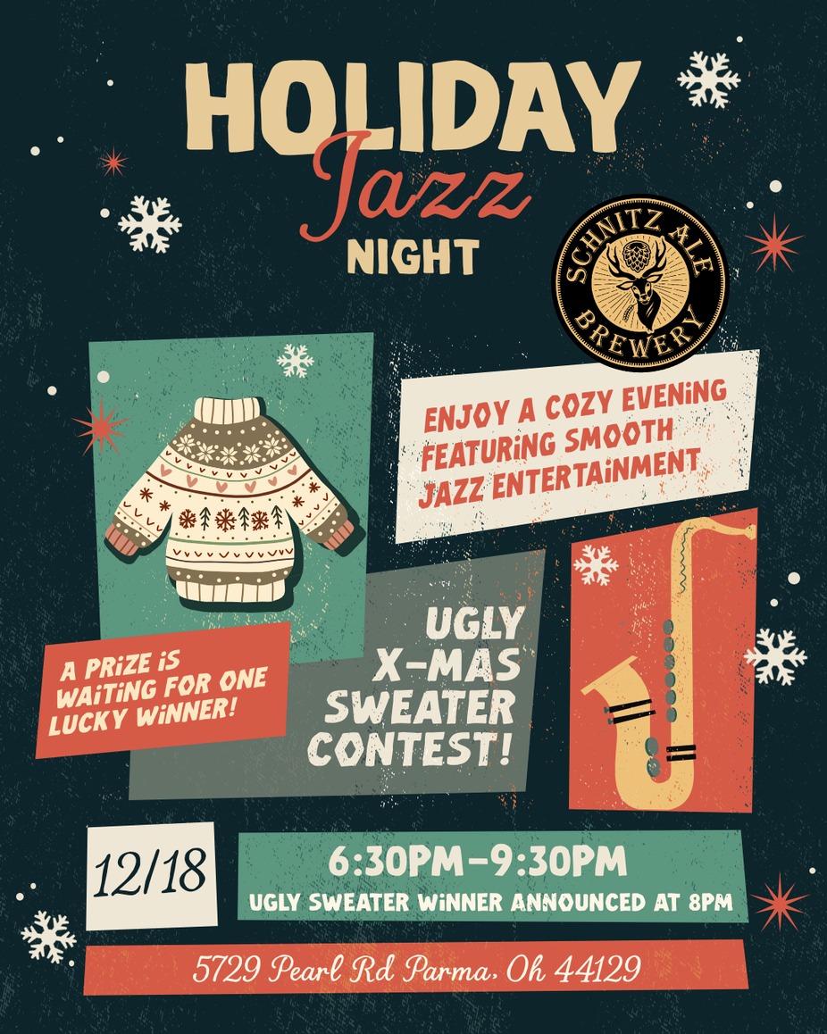 Holiday Jazz Night & Ugly Sweater Contest event photo