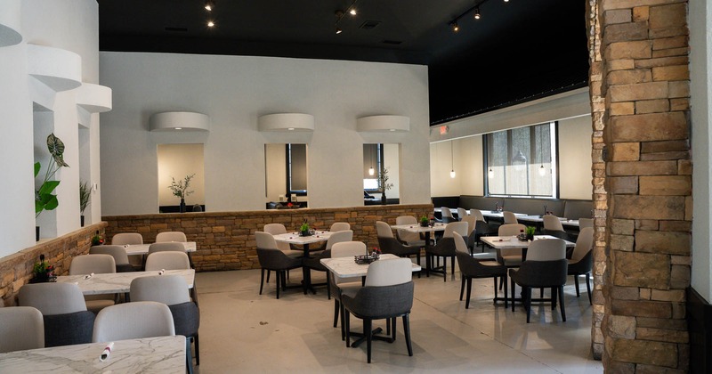 Interior seating space