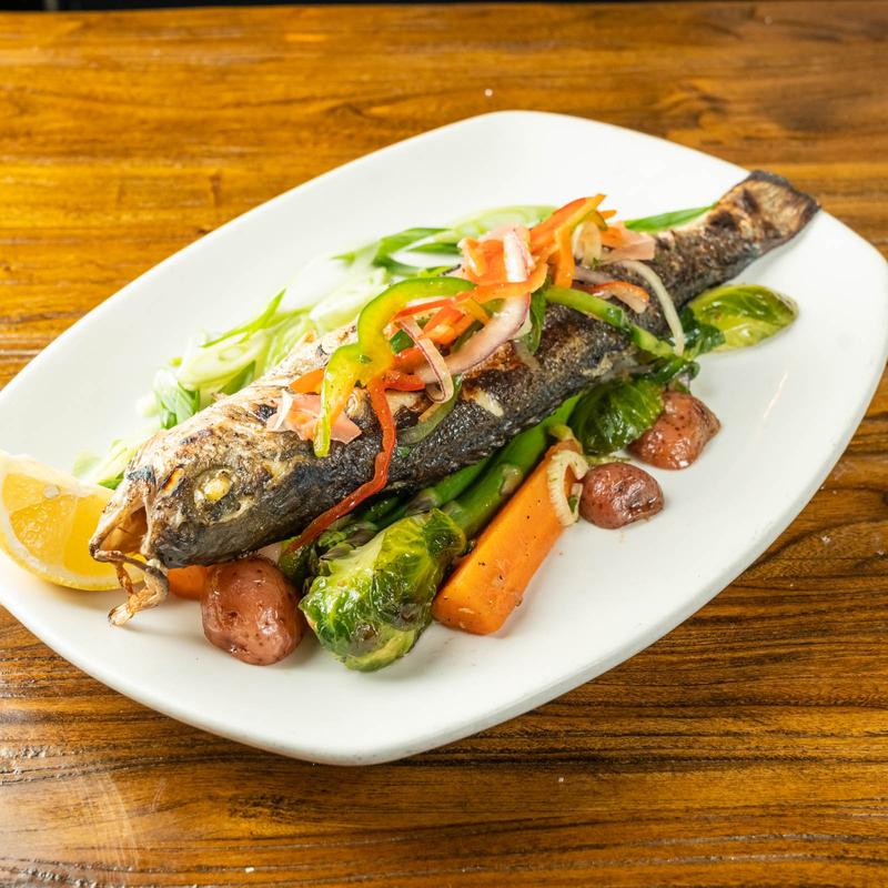 Grilled Whole Fish Branzino photo