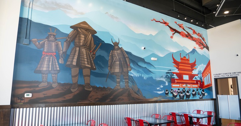Interior, dining area