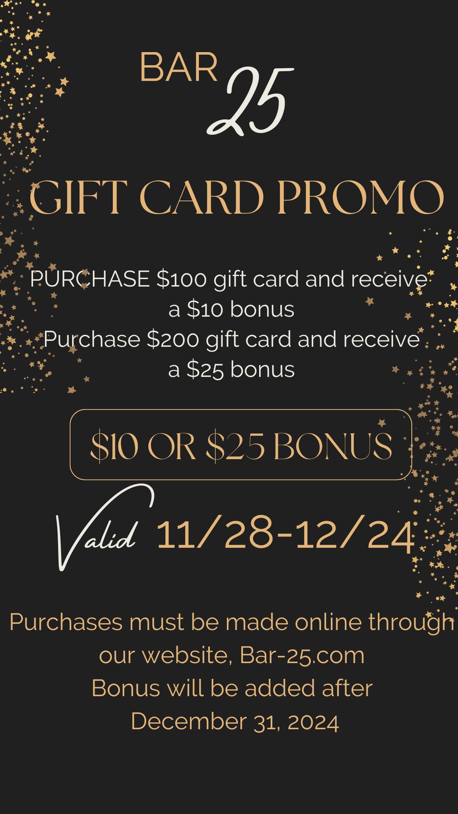 Holiday Gift Card Promotion event photo