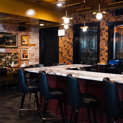 Inside, bar chairs, bar, decoration