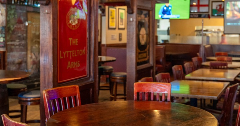 Interior, dining area