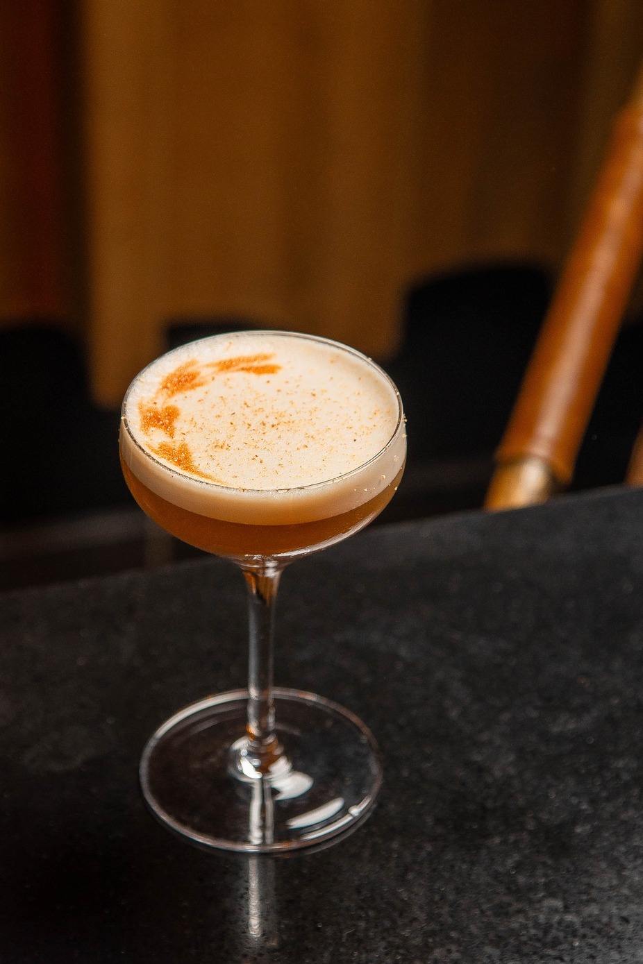 Glass of sour cocktail