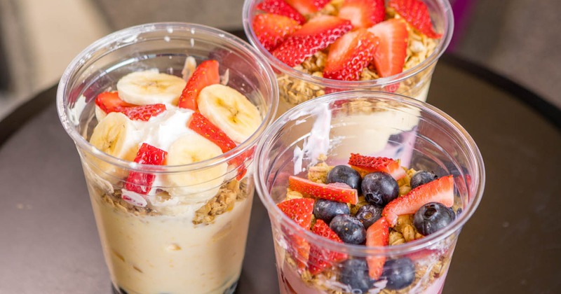 Various parfaits, served