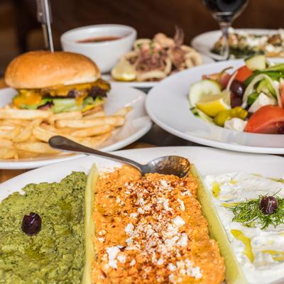 Different types of food