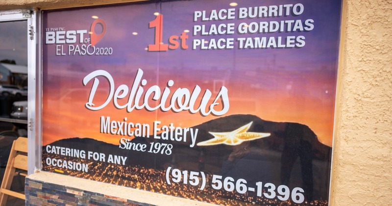 Delicious Mexican Eatery, exterior signage