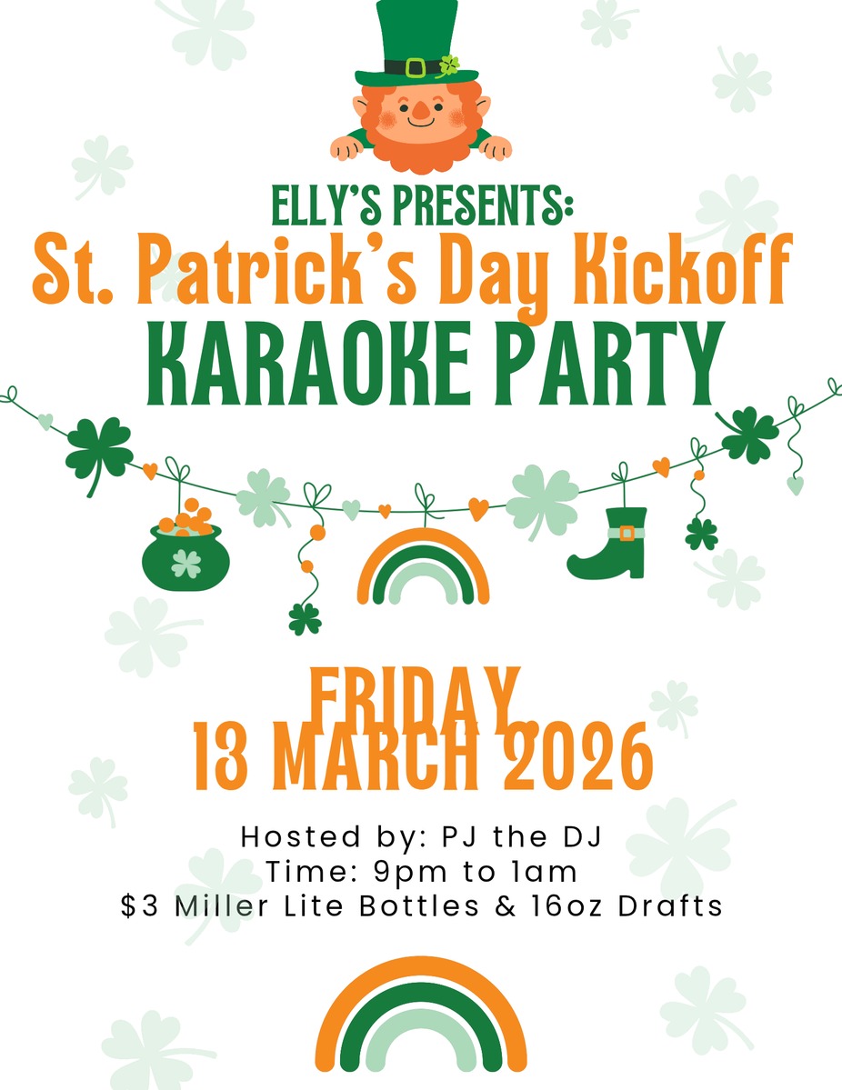 St. Patrick's Day Karaoke Kickoff event photo