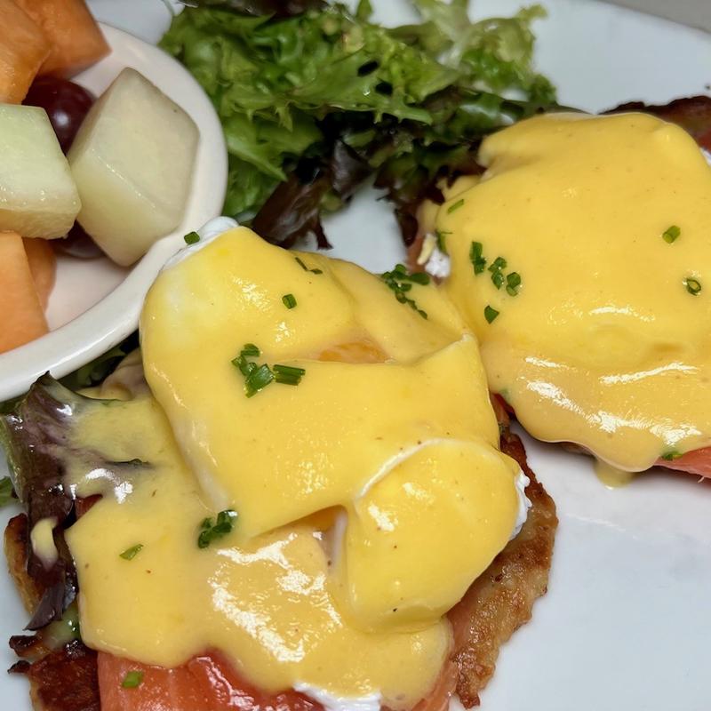 menu item 31 of 33, Passover Salmon Benedict