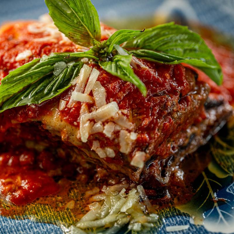 Eggplant Parmigiana (V) photo