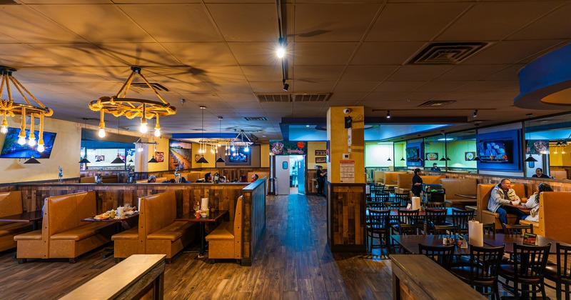 Interior, dining area