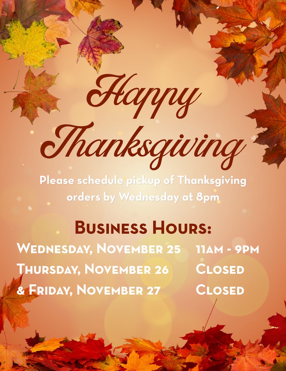 Read more about Thanksgiving on the events page