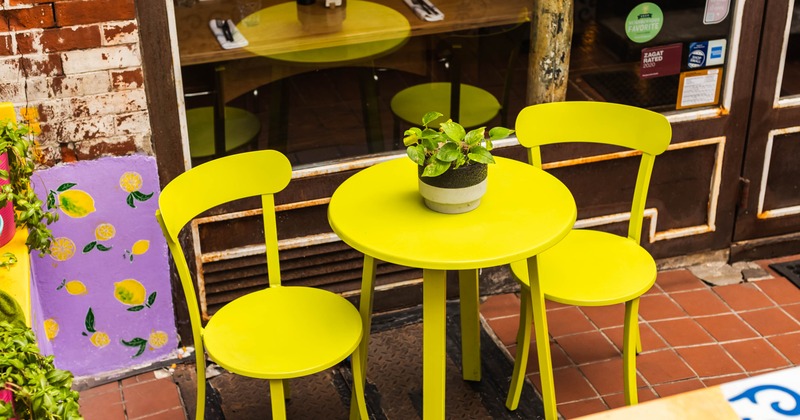 Exterior, seating space