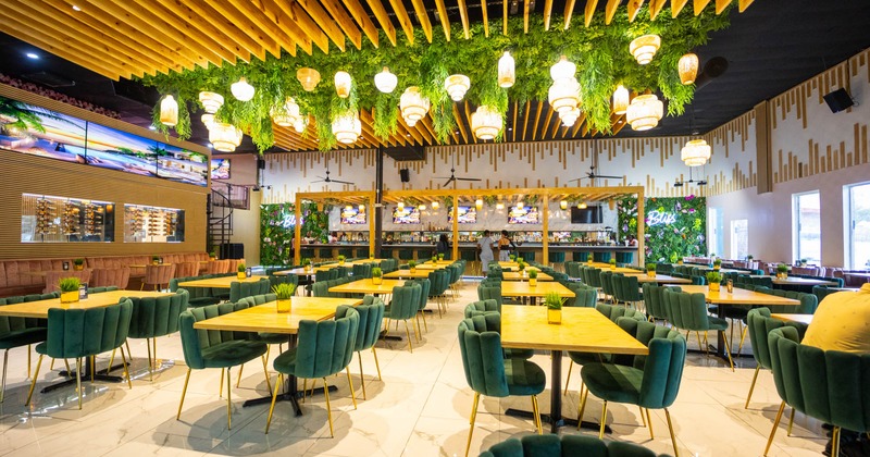 Interior, dining area