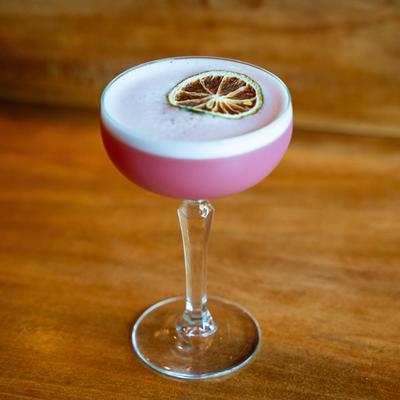 The peach raspberry cocktail.