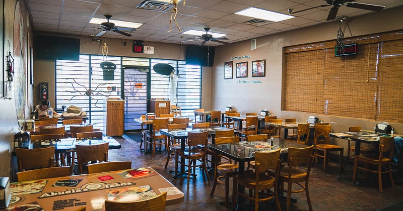 Interior, dining area