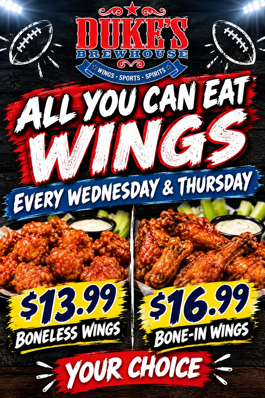 AYCE Boneless Wings event photo