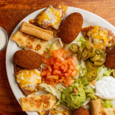 Mexican botanas snacks.