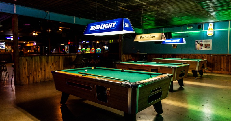 Interior pool area