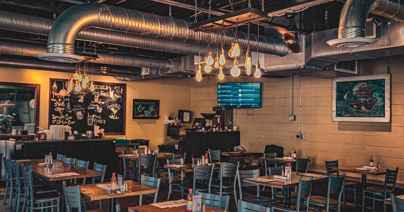 Interior, diner area