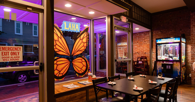 Interior, entrance door