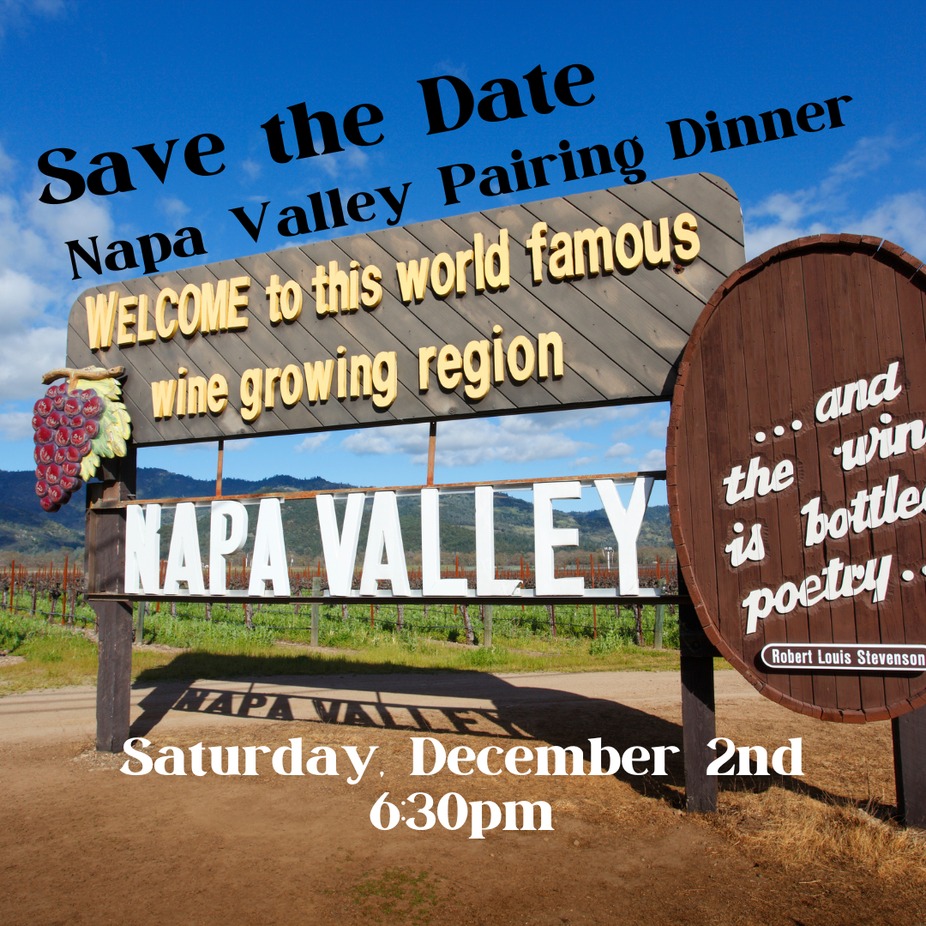 Napa Valley Pairing Dinner event photo