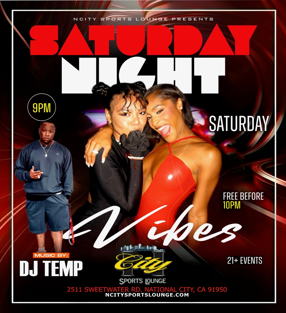 SATURDAY NIGHT VIBES WITH DJ TEMP!!! event photo