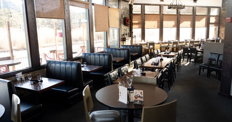 Interior, dining area