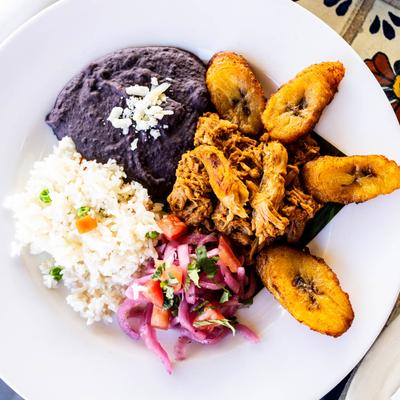 Slowly braised pork in achiote.