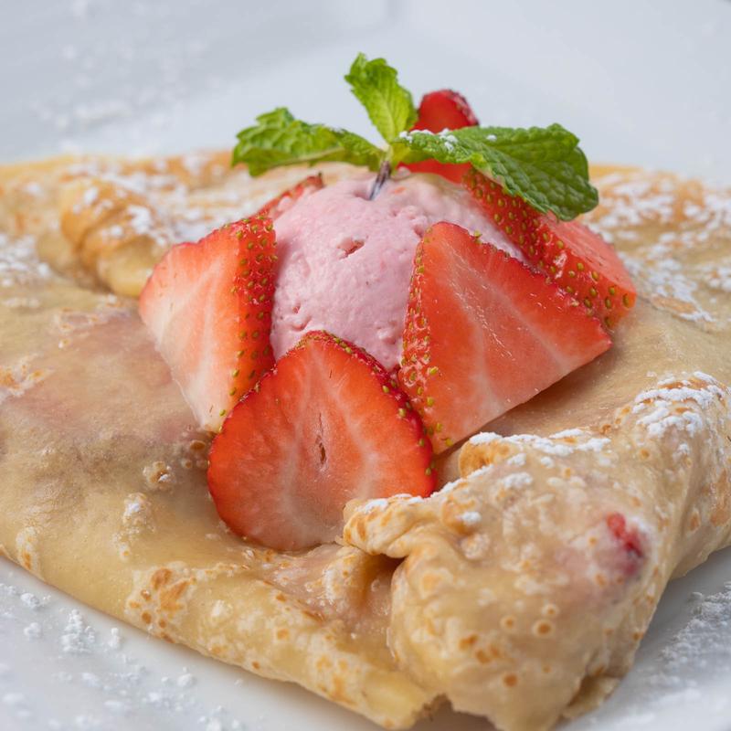 Fraises et Creme Crepe photo