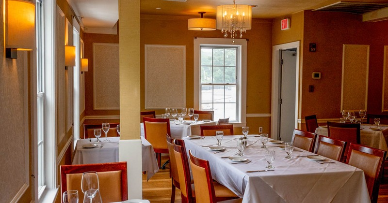 Interior, spacious dining area