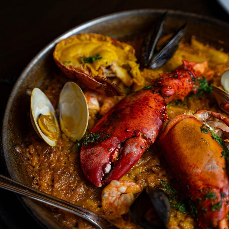 menu item 16 of 17, Paella Marinera con Bogavante