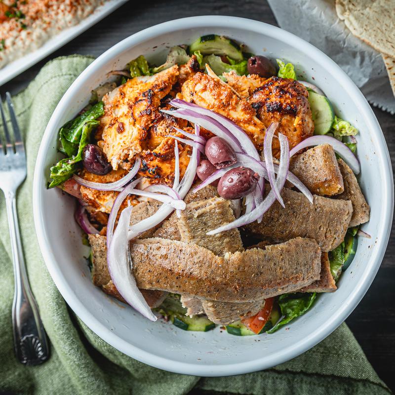 Chicken/Gyro Fattoush Combo Salad photo