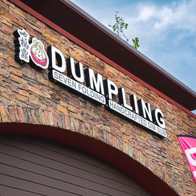 Restaurant's outdoor sign.