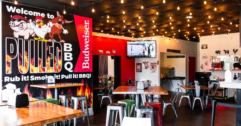 Interior, dining area