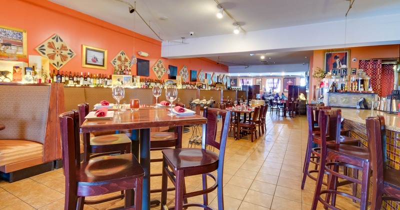 Interior, dining area