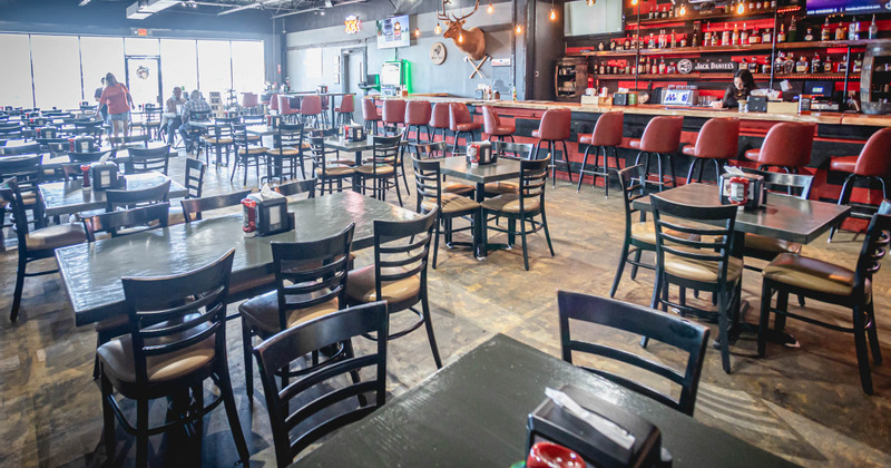 Interior, main seating area