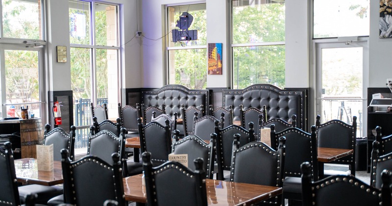 Interior seating area