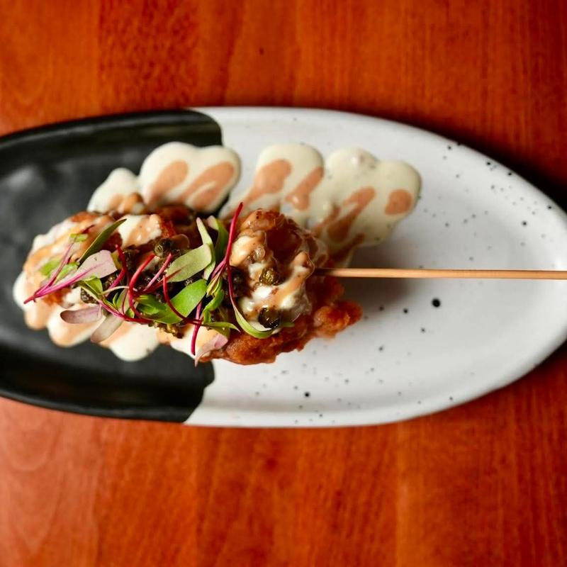 Fried Lobster Tail | Garlicky Lemon Aioli | Fried Capers photo