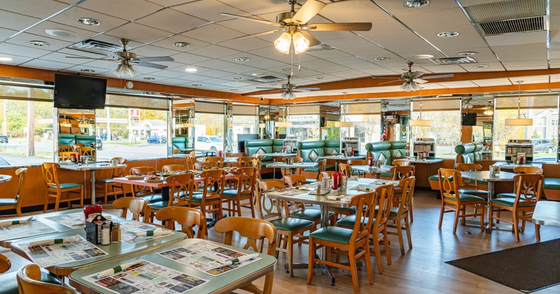 Interior seating space