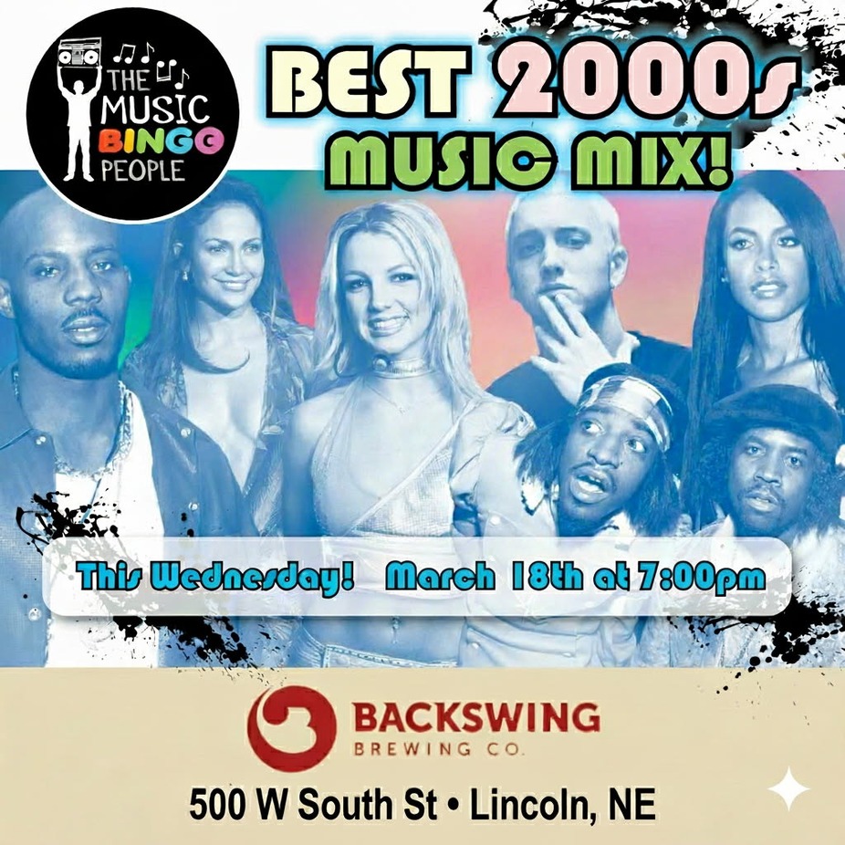 2000's Music Bingo at Backswing Brewing Co. (Lincoln) event photo